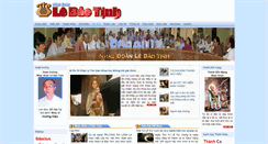 Desktop Screenshot of lebaotinh.net