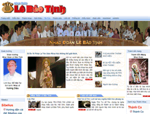 Tablet Screenshot of lebaotinh.net